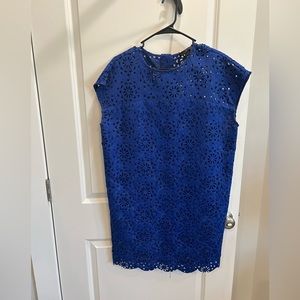 Cobalt blue, Banana Republic shift dress
